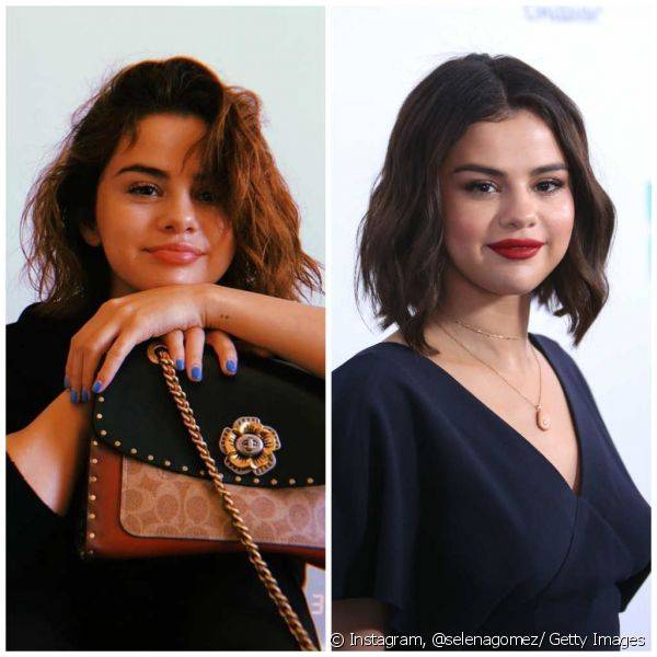 Fã de produções clean, Selena Gomez também gosta de ousar na maquiagem de festa (Foto: Instagram @selenagomez/ Getty Images)